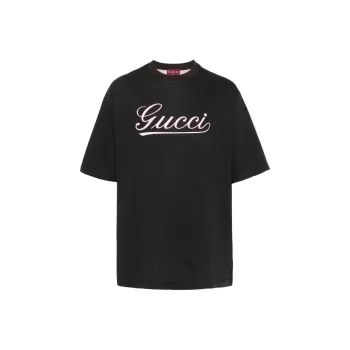GUCCI Script Logo T Shirt