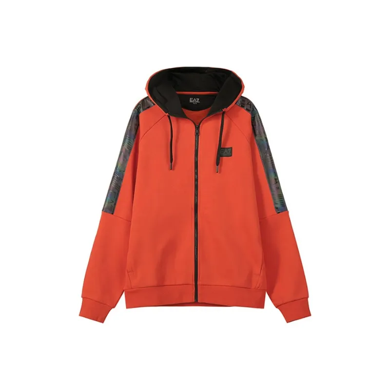 EMPORIO ARMANI Sweatshirts Men Brick Red-0