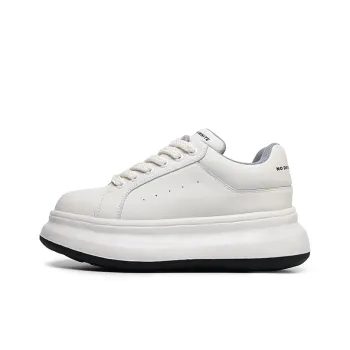 Angelmi Abrasion Resistant Slip Resistant Cushioning Low Top Casual Shoes Unisex White