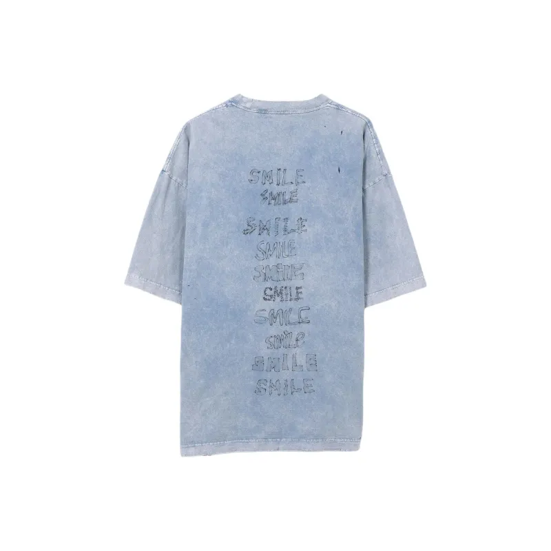 Maison Mihara Yasuhiro Graphic print Distressed T shirt-1