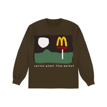 Cactus Plant Flea Market X McDonald's 24/7 Long Sleeve T shirt