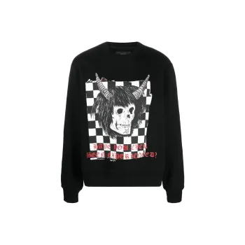 AMIRI X Wes Lang Checker Skull Crew