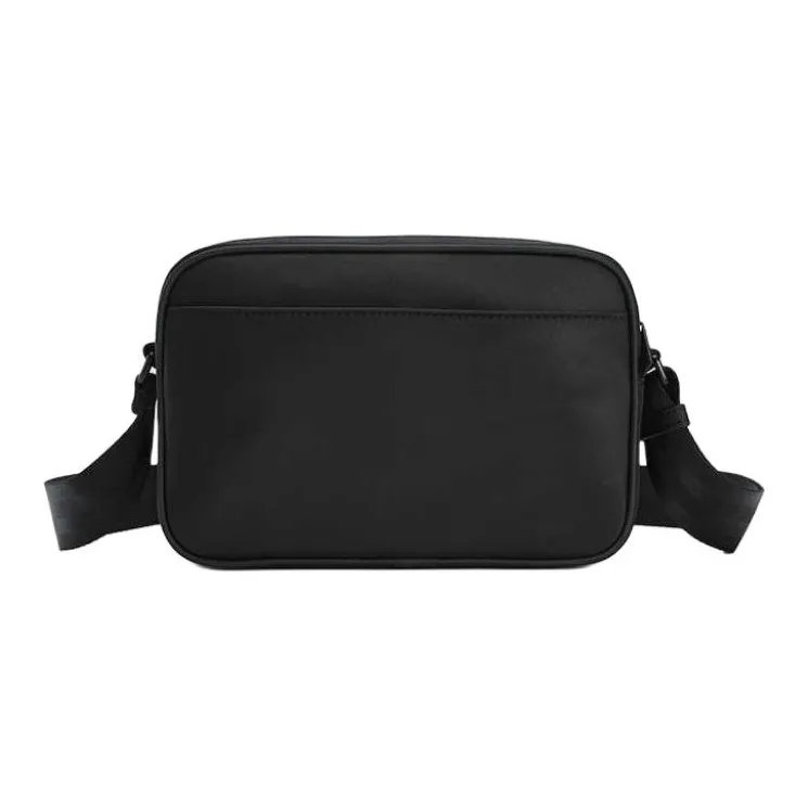 FILA Fabric Shoulder Bag, Crossbody Bag Mini Men's Black-2