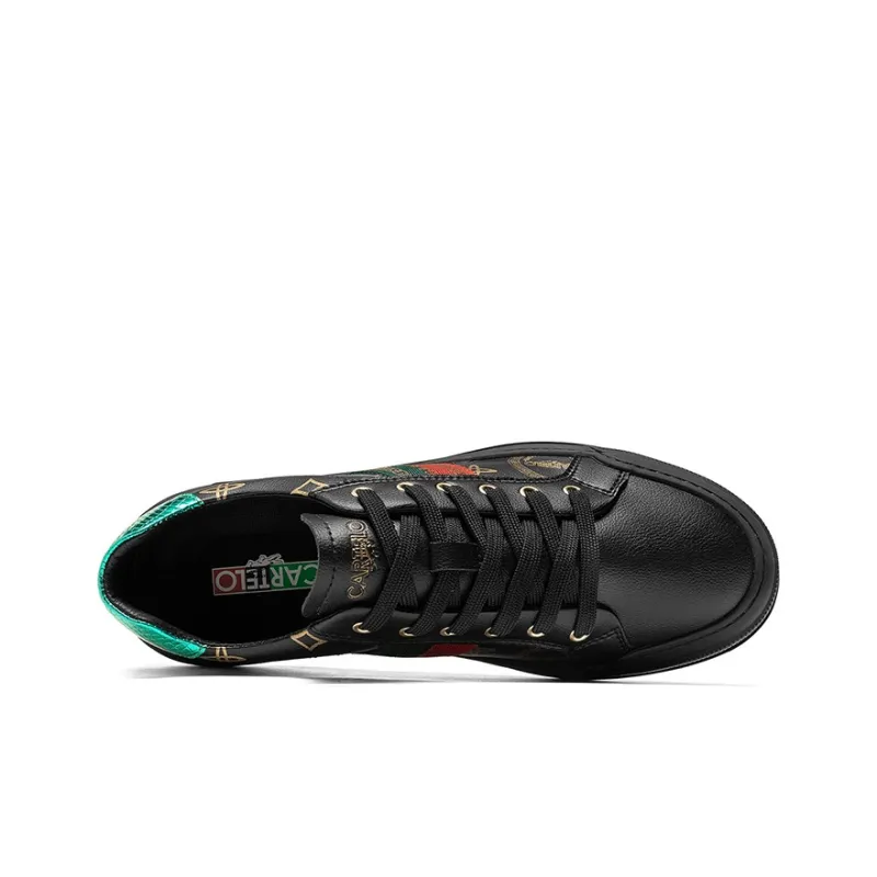 CARTELO Non slip Lightweight Low Top Skateboard Shoes Men's-24