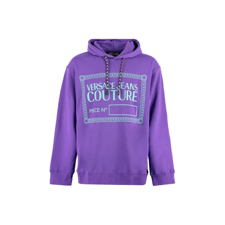 VERSACE JEANS COUTURE Sweatshirts Men Purple-0