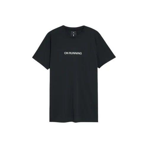 On RUNNING T-Shirts Men Black