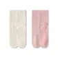 [Sole Full Silicone Non-Slip Yoga Socks]White+Pink