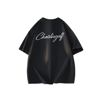 CHARLIE GOLF T Shirt Unisex Black