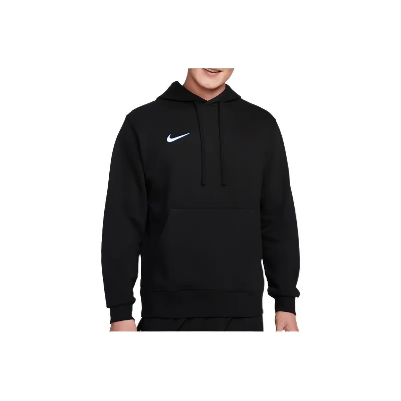 Nike Pullover French Terry Soccer Hoodie Sweatshirt Men's Black-0