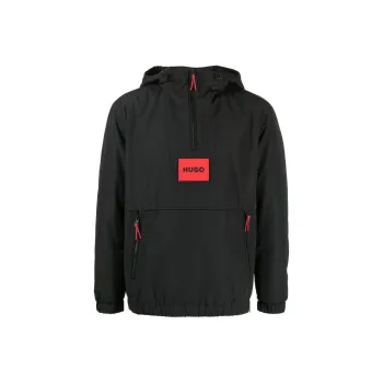 HUGO BOSS Logo Patch Hooded Jacket