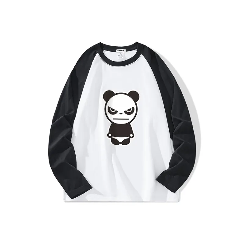 HIPANDA Patchwork Long Sleeved T Shirt Unisex-0