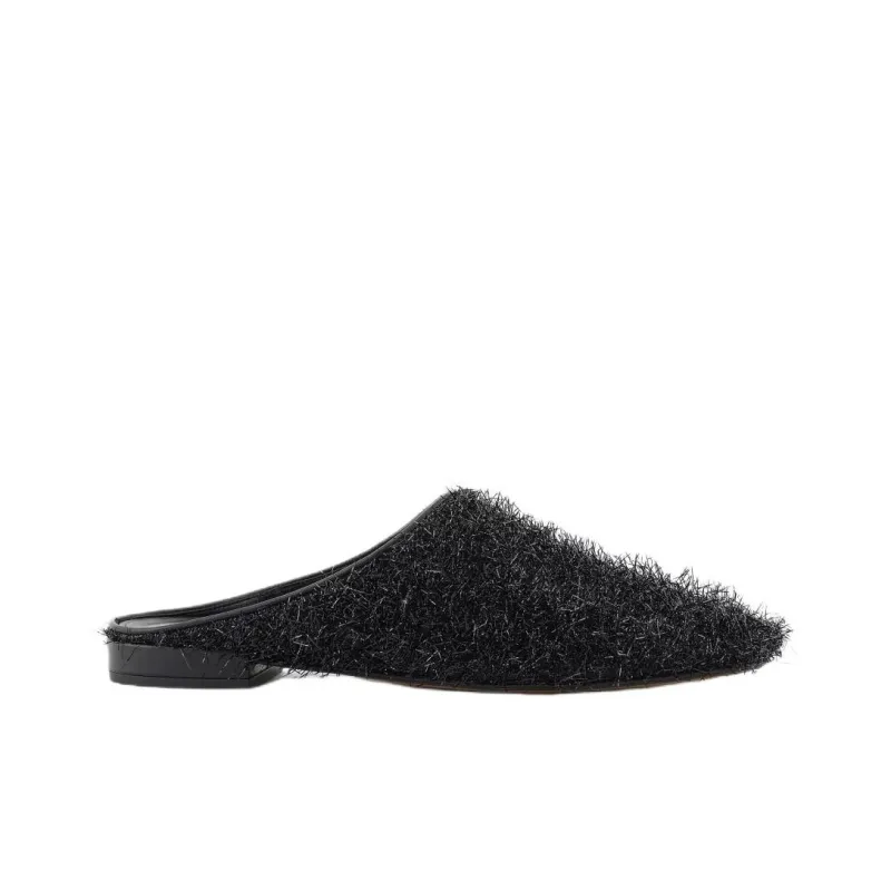 10 CORSO COMO x AMANI Wrap toe Slippers Women's Black-1