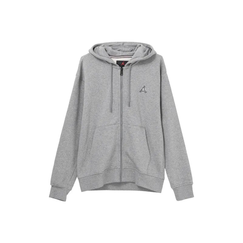Jordan Sweatshirts Men Gray Fleece Lined-1