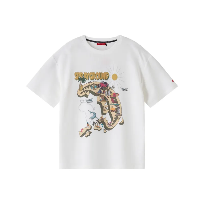 SPRAYGROUND Short Sleeved Crew Neck T Shirt Unisex-6