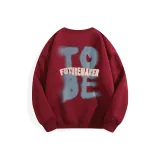 Crew Neck Burgundy