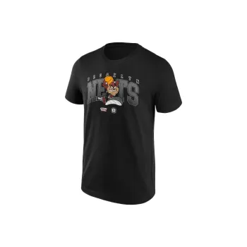 NBA Brooklyn Nets Looney Tunes Taz T Shirt Men's Black