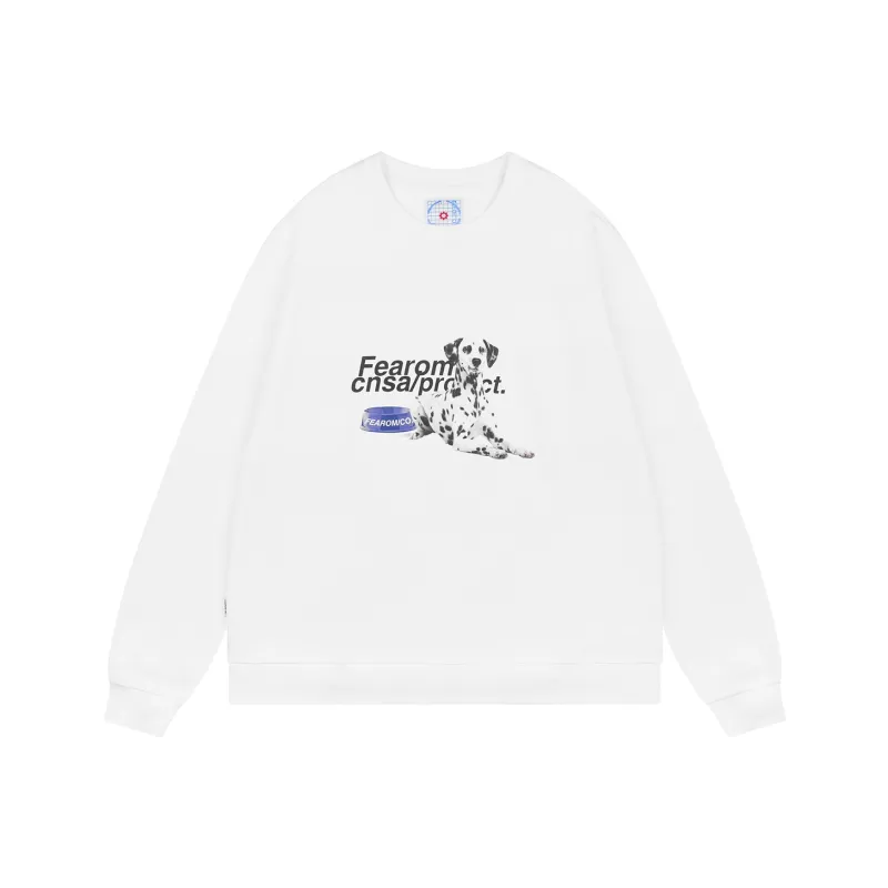 FEAROM Crew Neck Loose Fit Sweatshirt Unisex-10