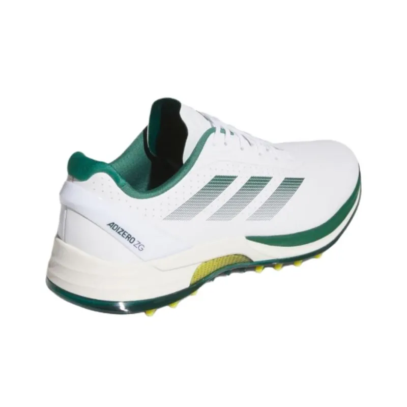 Adidas Adizero ZG Anti Slip Wear Resistant Low Top Golf Shoes Men's White Green-3