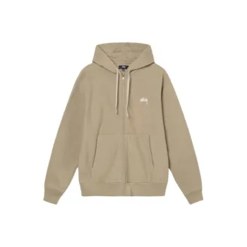 Stussy Stock Logo Zip Hoodie