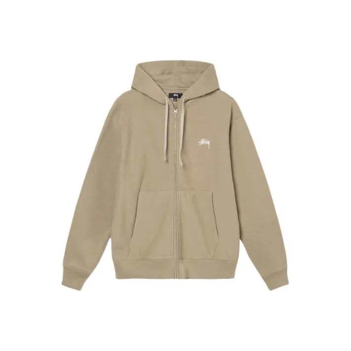 Stussy Stock Logo Zip Hoodie-4