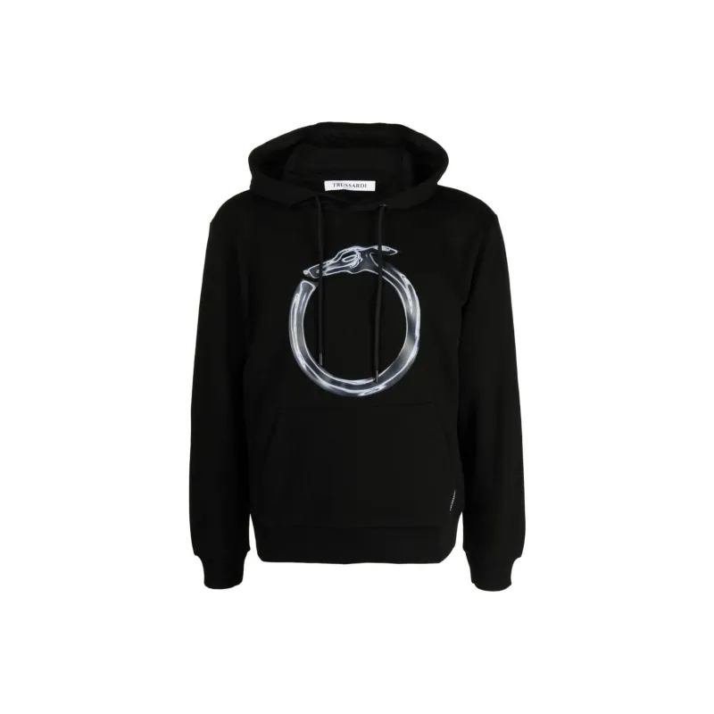 TRUSSARDI Sweatshirt Men's Black-0