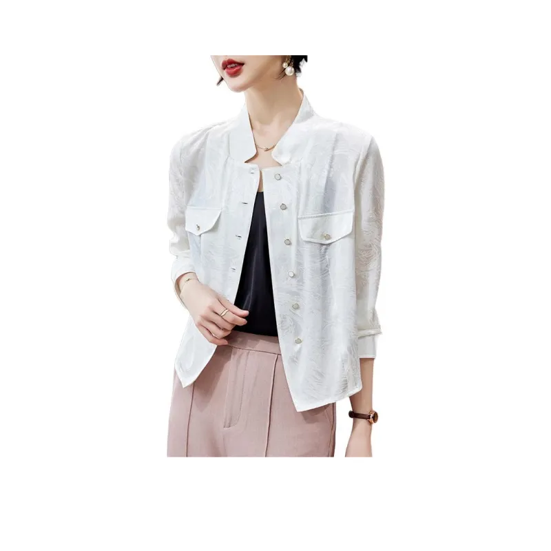 Yi Mengyuan Silk Coat Jacket Women's-3
