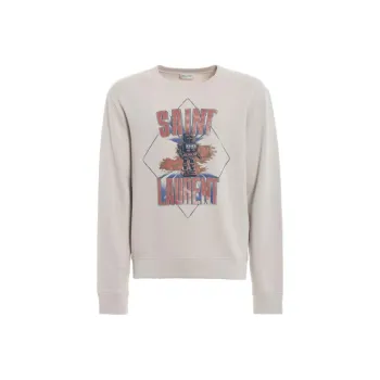 SAINT LAURENT Sweatshirts Men White