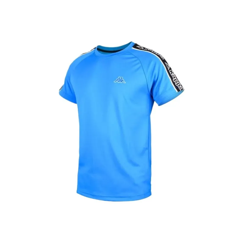 Kappa T-Shirt Men's Royal Blue White Black-0