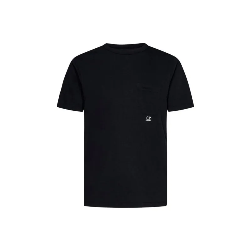 C.P.Company Garment Dyed Pocket Crewneck T Shirt-0