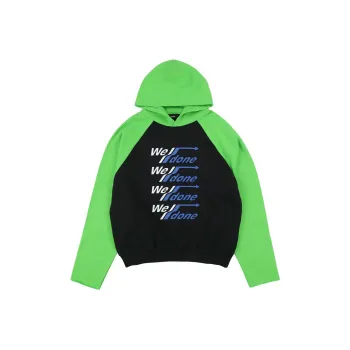 WE11DONE Sweatshirt Unisex Black Green