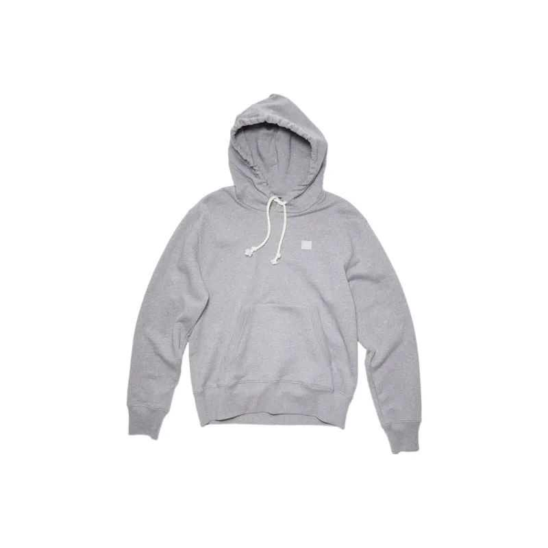 Acne Studios Face Logo Patch Drawstring Hoodie-0