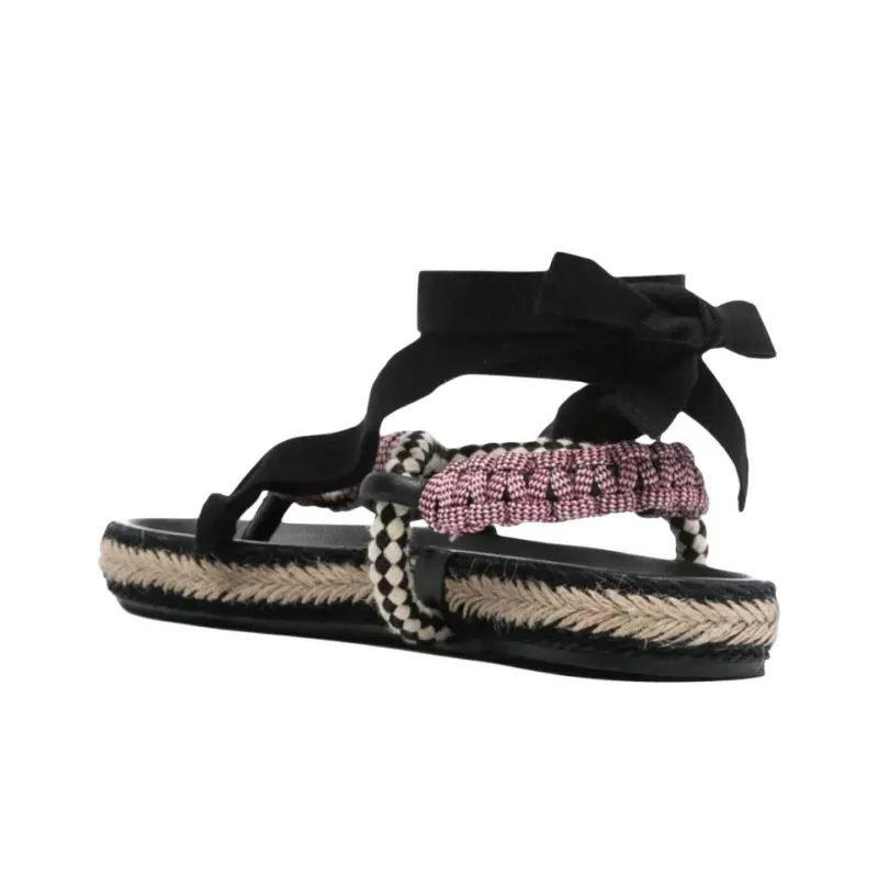 ISABEL MARANT Gypsa One Strap Sandals Women's Black-2