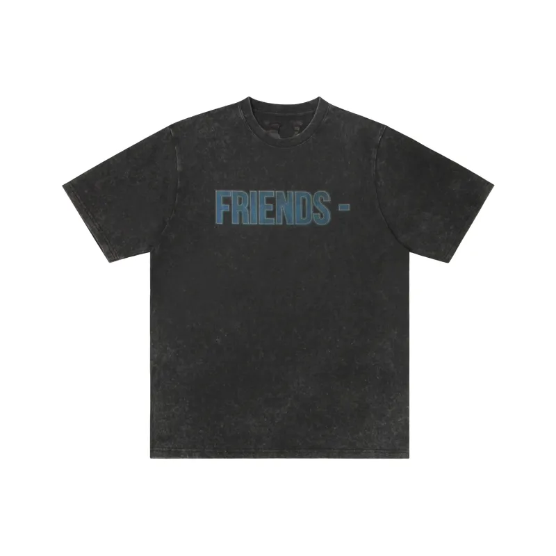 VLONE T Shirt Unisex Black Blue-1
