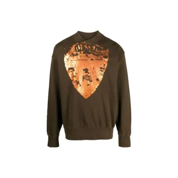DIESEL Sweatshirts Men Olive Green
