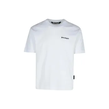 PALM ANGELS Logo Embroidered 3 Packs Of T Shirts