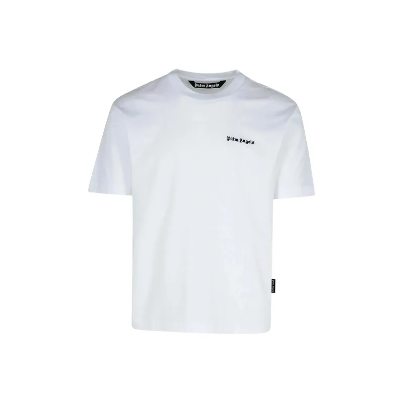 PALM ANGELS Logo Embroidered 3 Packs Of T Shirts-0