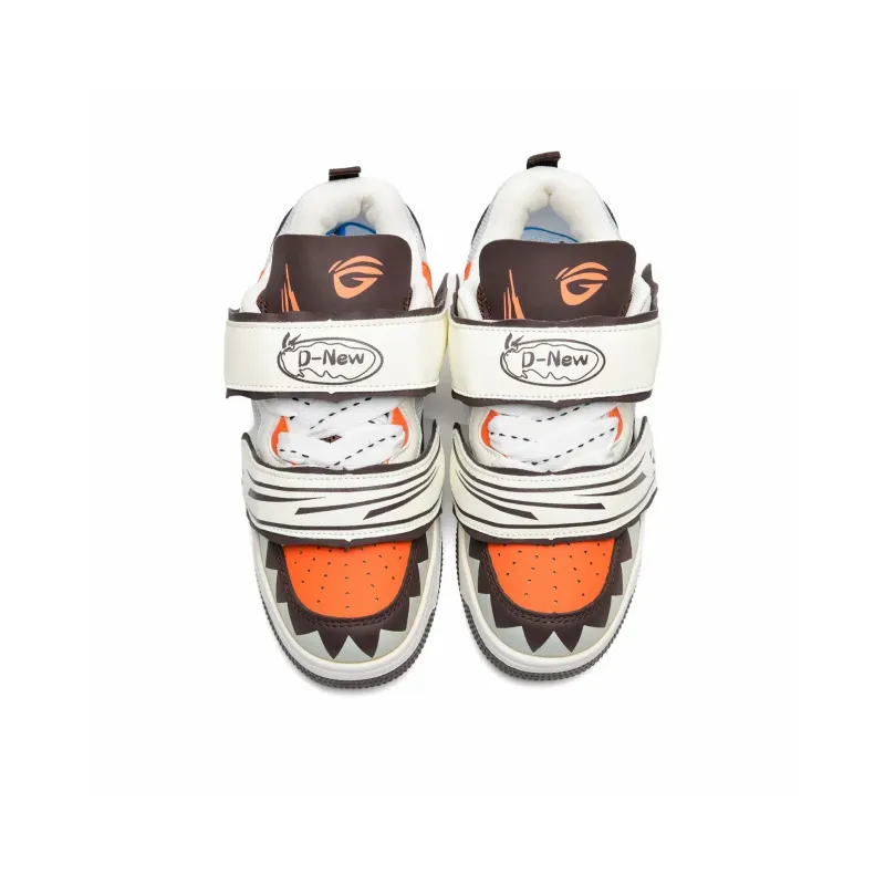 Circle Small Coverage Wear Resistant Lightweight Low Top Skateboard Shoes Unisex-22