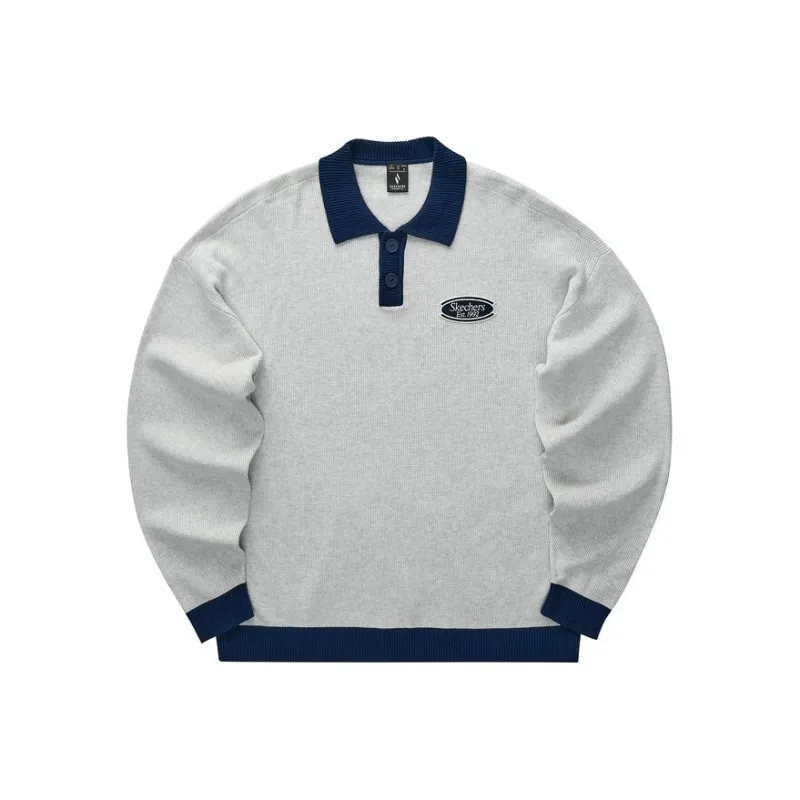 Skechers Colorful Sweatshirt Unisex Gray-0