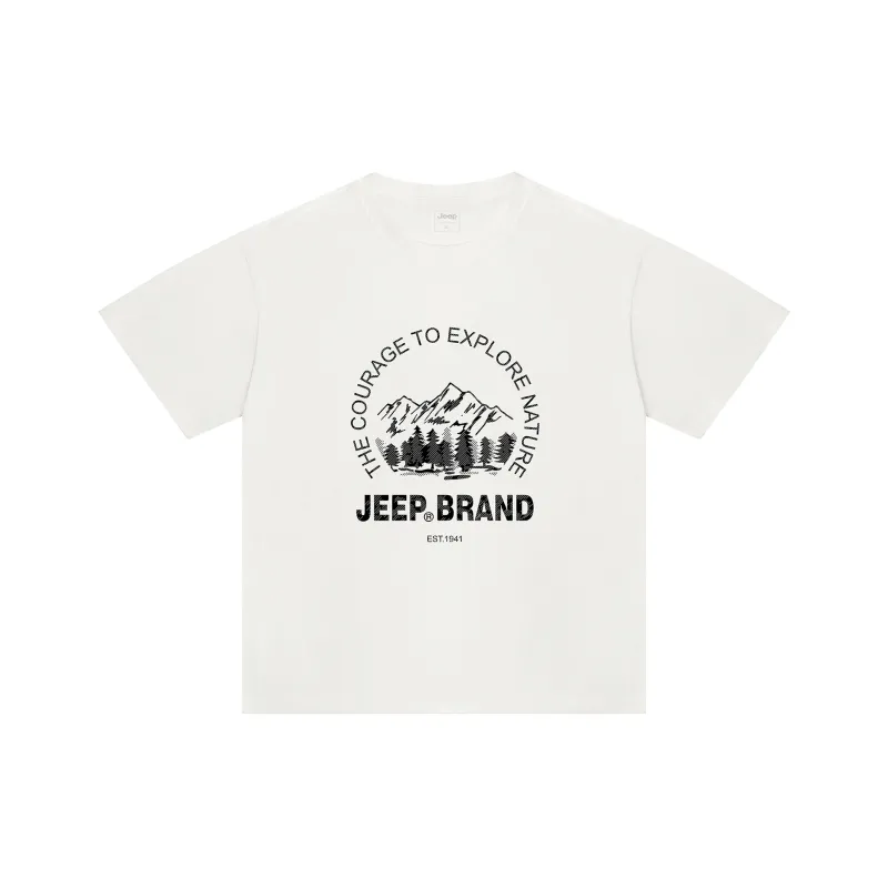 Jeep T Shirts Men White-0