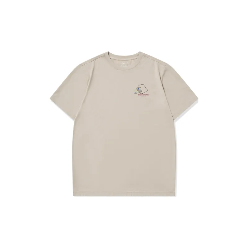 Erke T Shirt Unisex Clear Mountain Gray-0