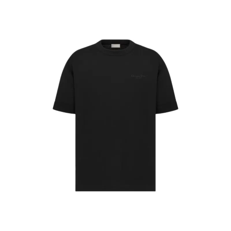 DIOR T Shirts Men Black-0
