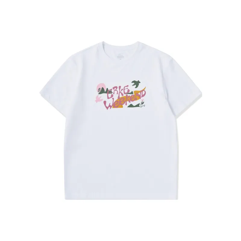 Erke T Shirts Unisex True White-0