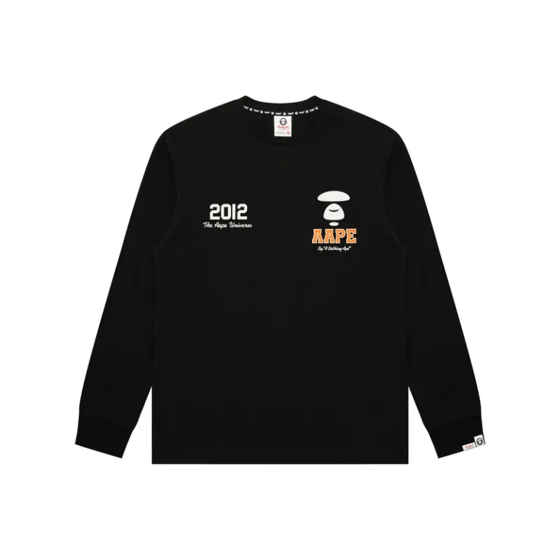 Aape Moonface Basic Long Sleeve Tee-0