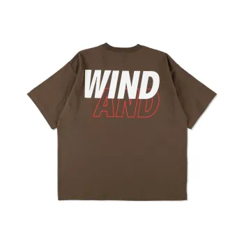 Wind And Sea X Champion WIND AND SEA Co-branded Edition T-Shirts Unisex Brown