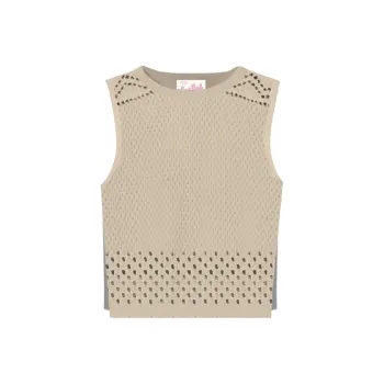 MC2 SAINT BARTHELEMY SS25 Tank Top Unisex Beige