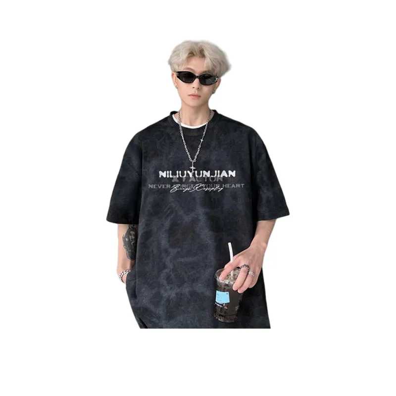 WELTER EXPERIMENT Fashion Versatile T Shirt Unisex-0
