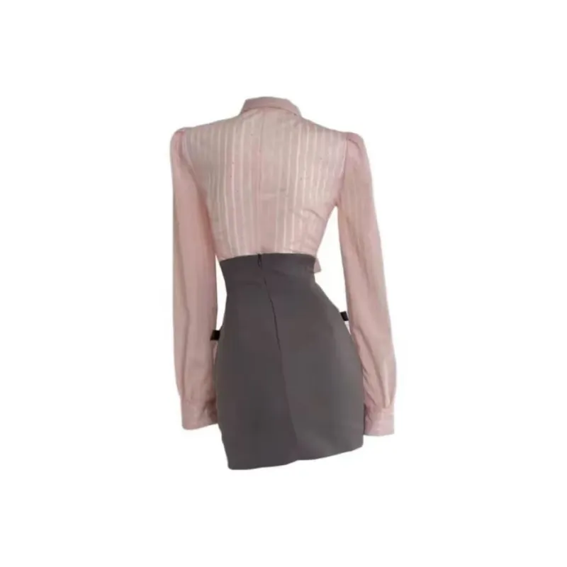 PUREIDOL Long Sleeved Dresses Women's-1