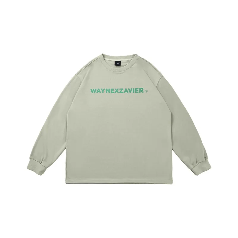 WAYNEXZAVIER Crew Neck Loose Fit Sweatshirt Unisex-21