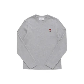 AMIPARIS Paris Ami De Coeur Logo Embroidered Long Sleeved T Shirt
