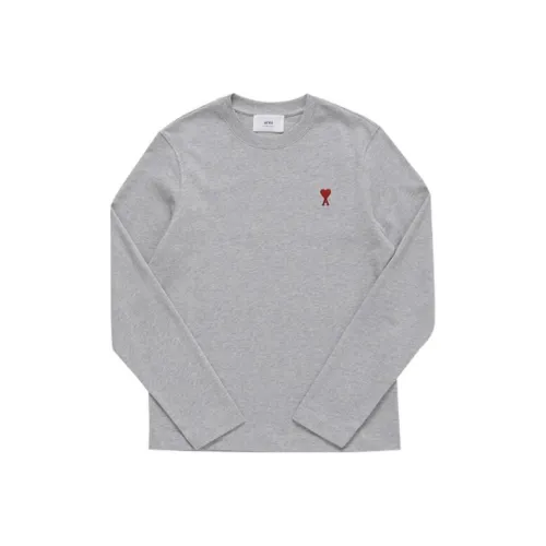 AMIPARIS Paris Ami De Coeur Logo Embroidered Long Sleeved T Shirt